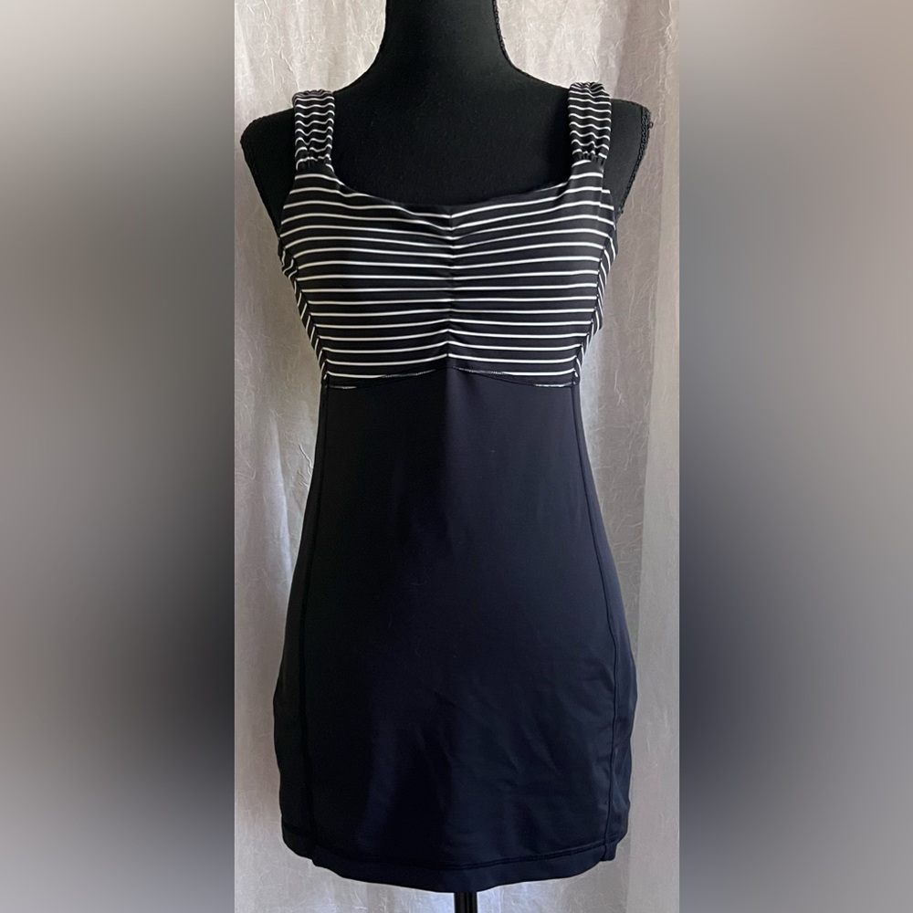 Black and White Striped tank